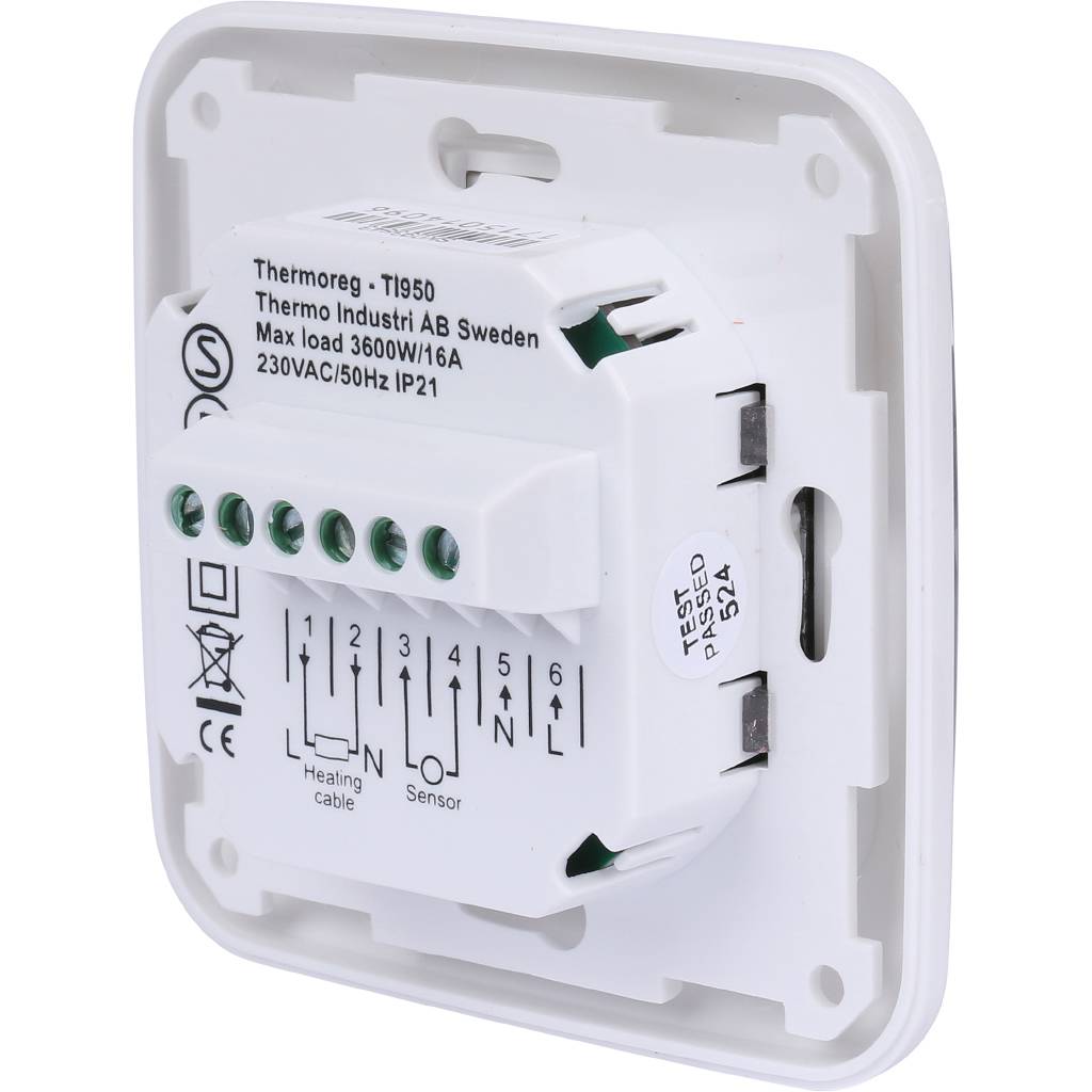 Терморегулятор THERMO Thermoreg 16 А, TI-950