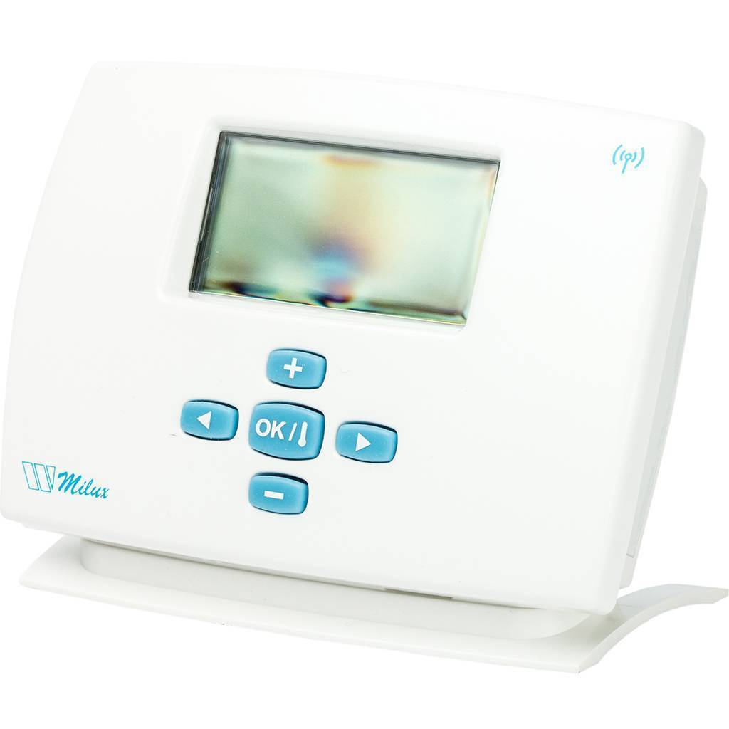 Термостат комнатный Watts Milux-RF(5-35 С,10А,220В)с LCD дисплеем, 10013387