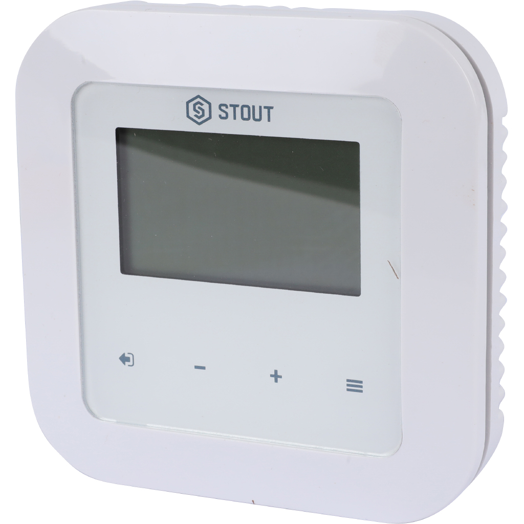 Проводной комнатный регулятор STOUT RI-1 с RS-связью, STE-0101-001007