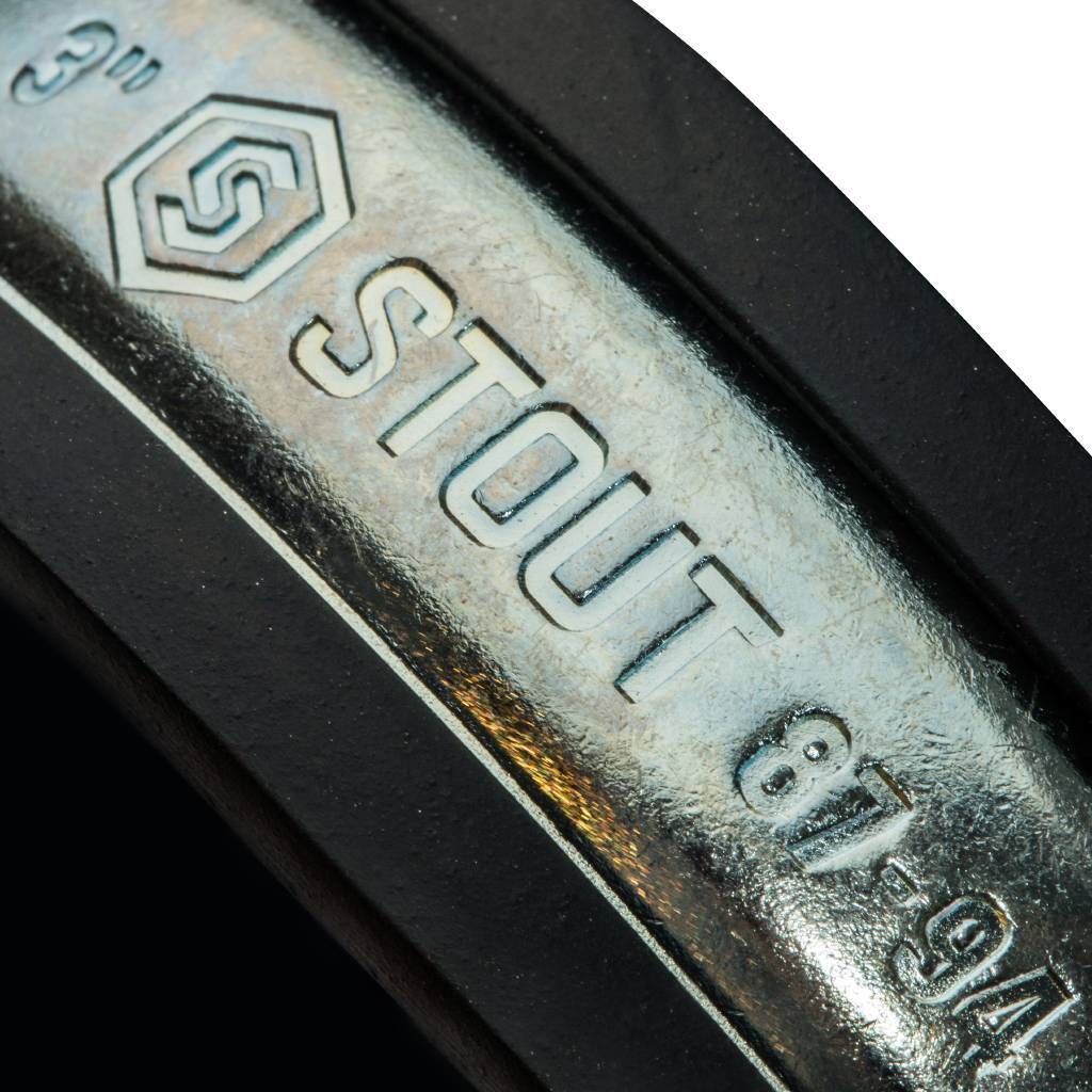 Комплект STOUT хомут+шпилька шуруп +дюбель пластиковый 3 (87-94), SAC-0020-100003