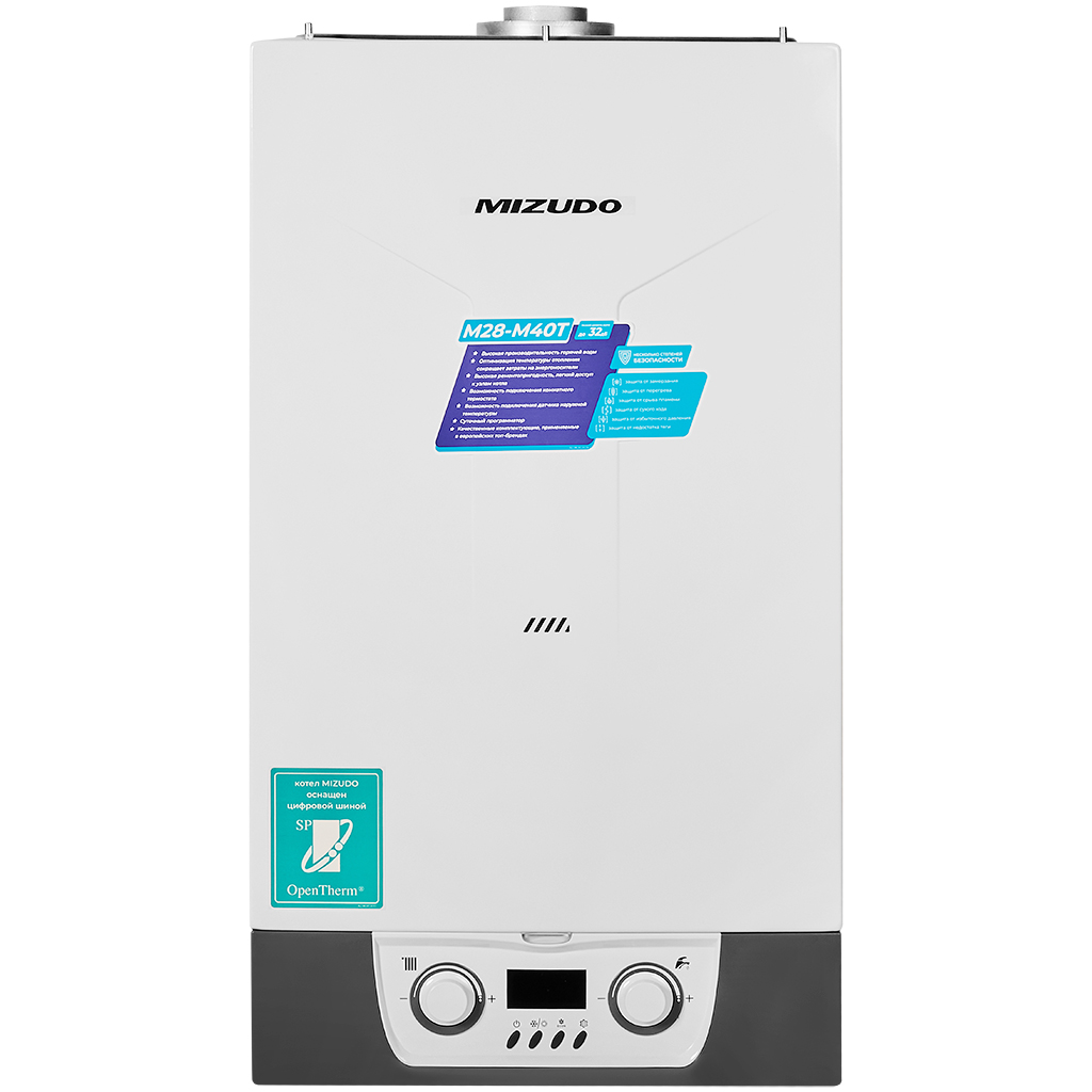 Котел газовый MIZUDO MAESTRO LUX M30Т (двухконтурный/турбированный/OpenTherm), CB.002.0206.001.30