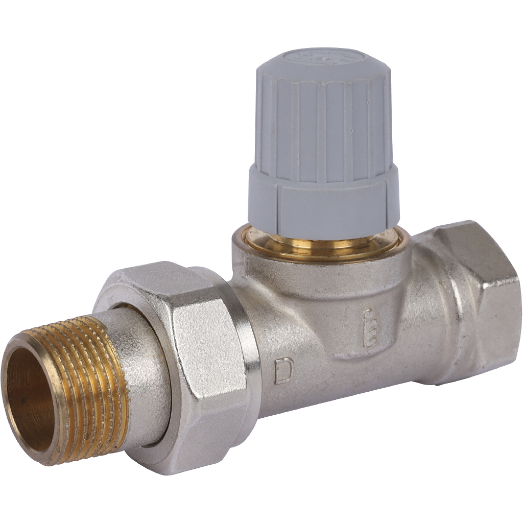 Клапан прямой Danfoss RA-G для однотр. насосной и двухтр.систем отопления Д 20 мм, 013G1677(013G7026)