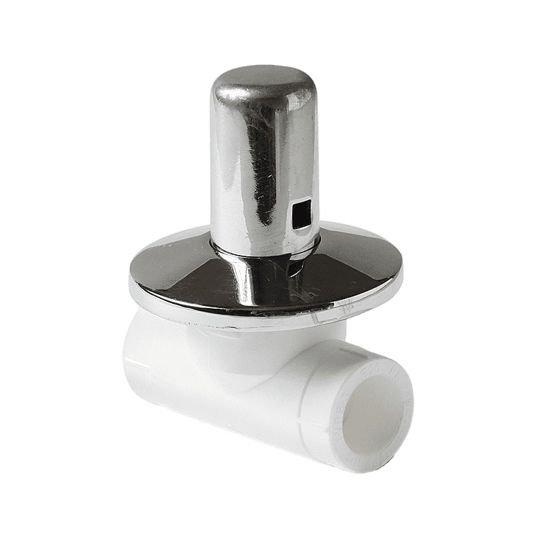 Клапан Pro Aqua d= 32 PP-R (вентиль) с хромированной рукояткой Белый, PA43012
