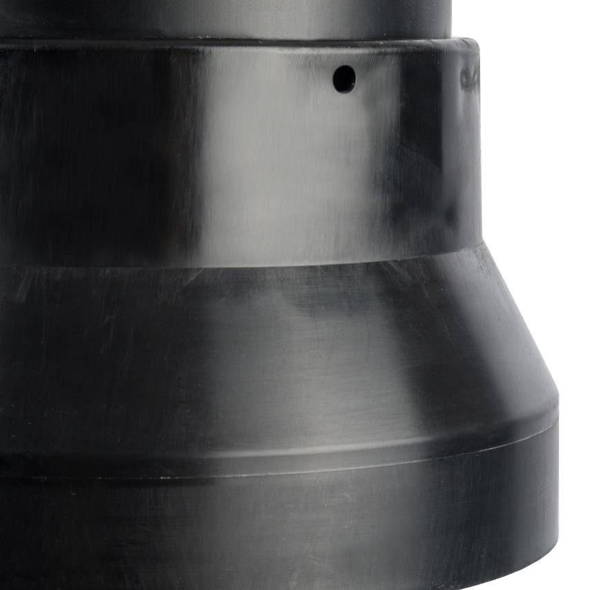 *SCA-8610-010111 STOUT Элемент дымохода конденсац. вертик. замык уч-ок с оголовком DN60/100 м/п  PP-PP, SCA-8610-010111