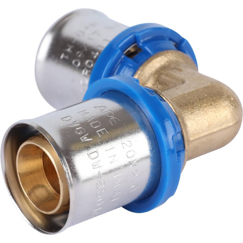 APE Угольник APE 90° 20х20 для металлопластиковых труб прессовой, ARL3200220