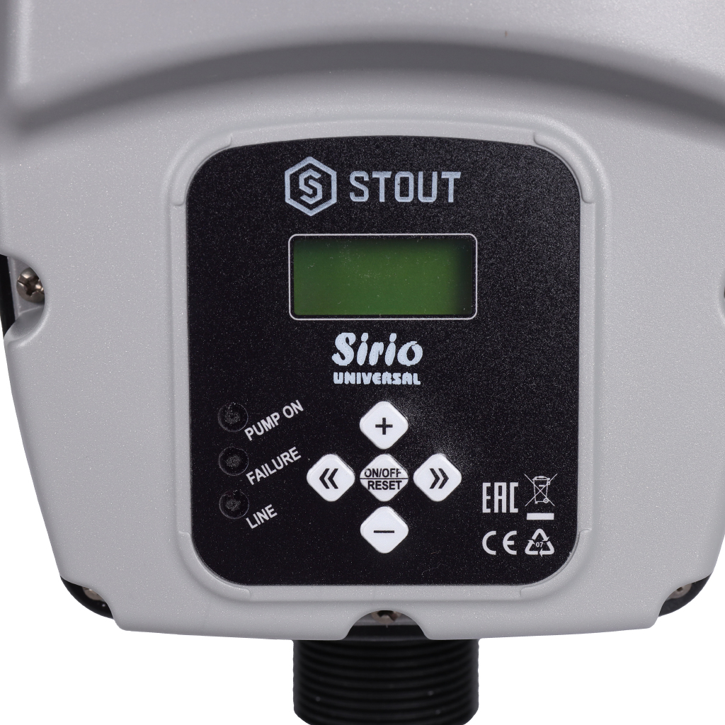 Блок управления насосом STOUT SIRIO UNIVERSAL, SCS-0001-000070