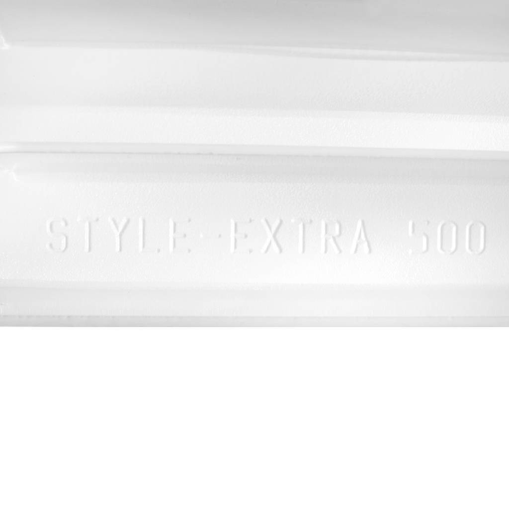 Радиатор биметаллический Global STYLE EXTRA 500 12 секций нижнее правое подключение (белый RAL 9010), STE05001012/DS