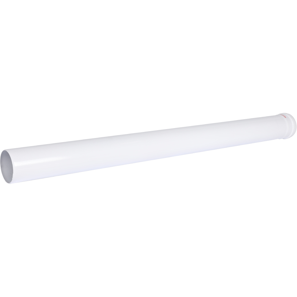Удлинитель дымохода традиционный ROMMER D80(п-м), L1000, RCA-0080-001000