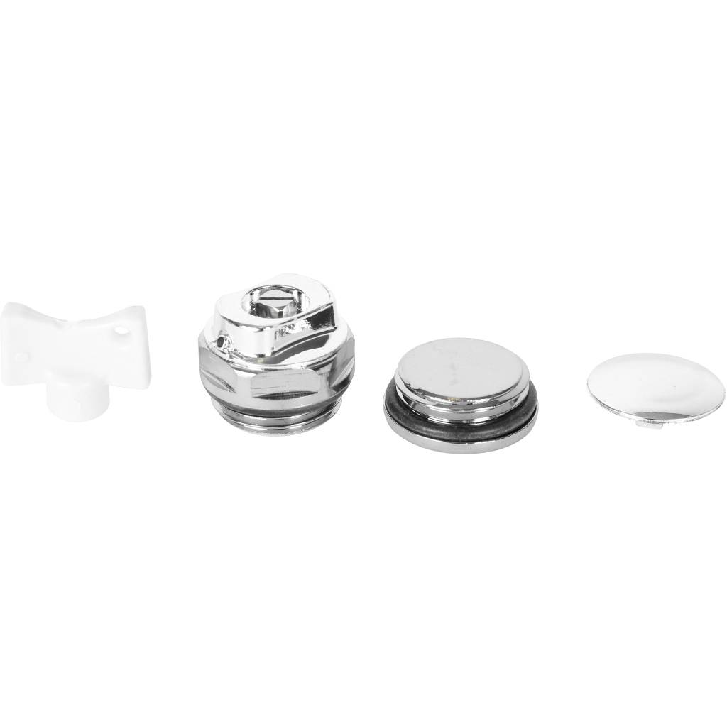 Присоединительный набор для радиатора Global 011046 08 KIT 1/2 (цвет cod.08 grigio argento opaco metallizzato (серый)), A046KIT1/208