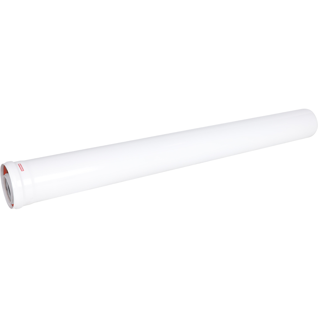 Удлинитель дымохода конденсационный коаксиальный ROMMER D60(п-м)/100(м-п), L1000, RCA-8610-001000