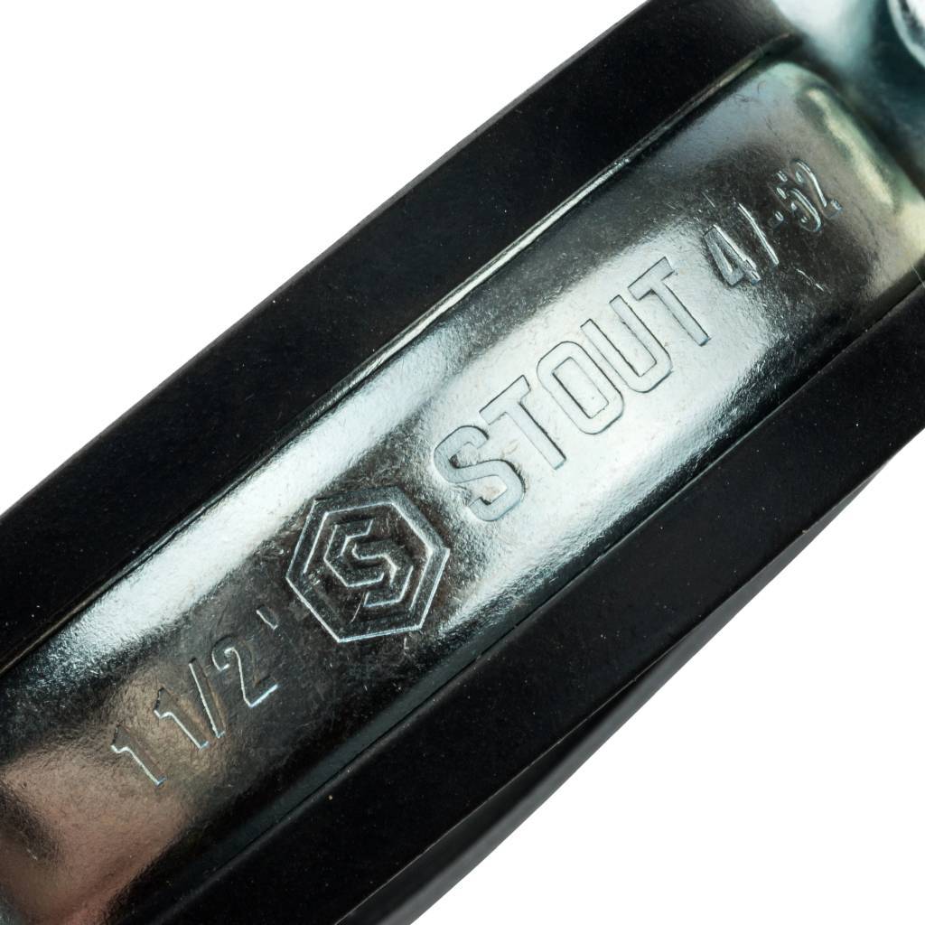 Хомут для труб с гайкой STOUT 1 1/2 (47-52), SAC-0020-000112
