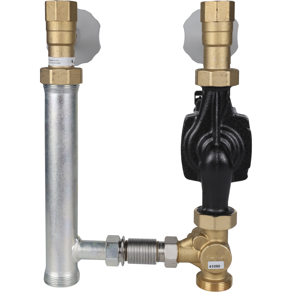 Насосная группа Meibes V-MK 1 с насосом Grundfos UPM3 Hybrid 25-70, со смесителем, подающая линия слева, M66833.36