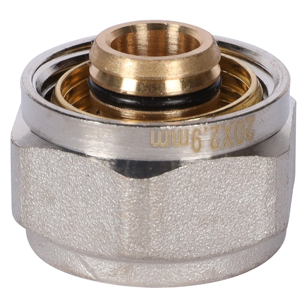 Фитинг компрессионный ROMMER евроконус для труб PEX-AL-PEXc 20х2,9х3/4, RFC-1026-202934