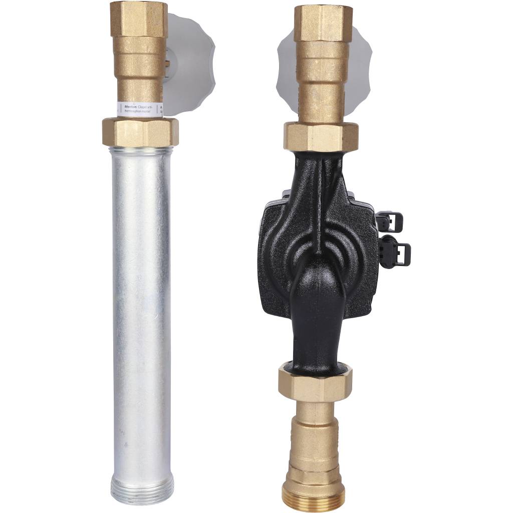Группа насосная Meibes, поколение 8, UK с нас. Grundfos UPM3 Hybrid 25-70* , прямой контур, 1, M66811.36
