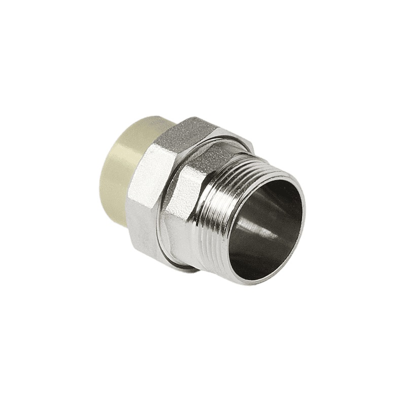 Муфта комбинированная Pro Aqua d=32-3/4 PP-R разъемная (американка) НР Серая, PA21016G