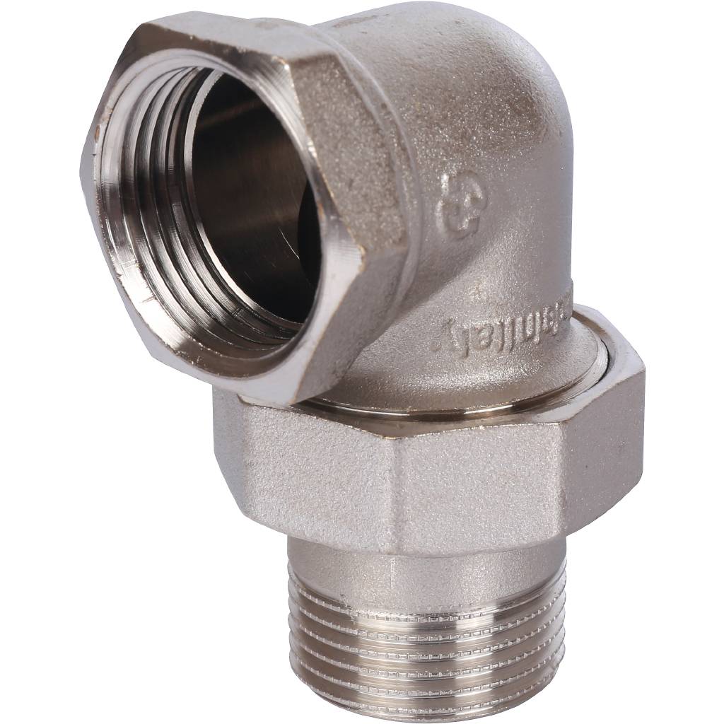 Разъемное угловое соединение STOUT американка ВН, никелированное 1, SFT-0059-000001