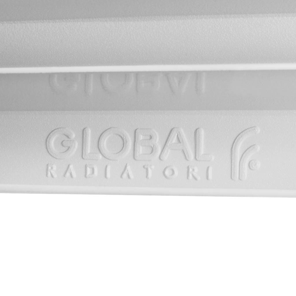 Радиатор биметаллический Global STYLE EXTRA 500 8 секций нижнее правое подключение (белый RAL 9010), STE05001008/DS