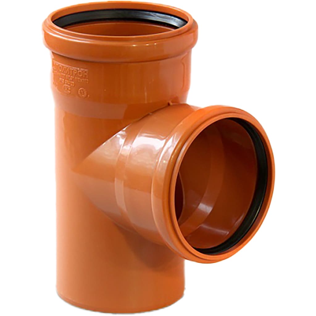 Тройник для наружной канализации Pro Aqua Terra D160x160/87,5 PP, PPH70161687