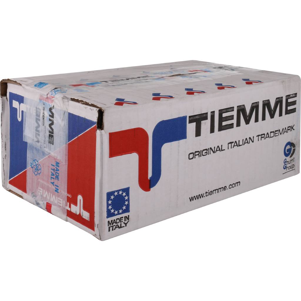 Фильтр с манометром TIEMME 1 со сгонами, с латунной колбой, промывной, 3130004