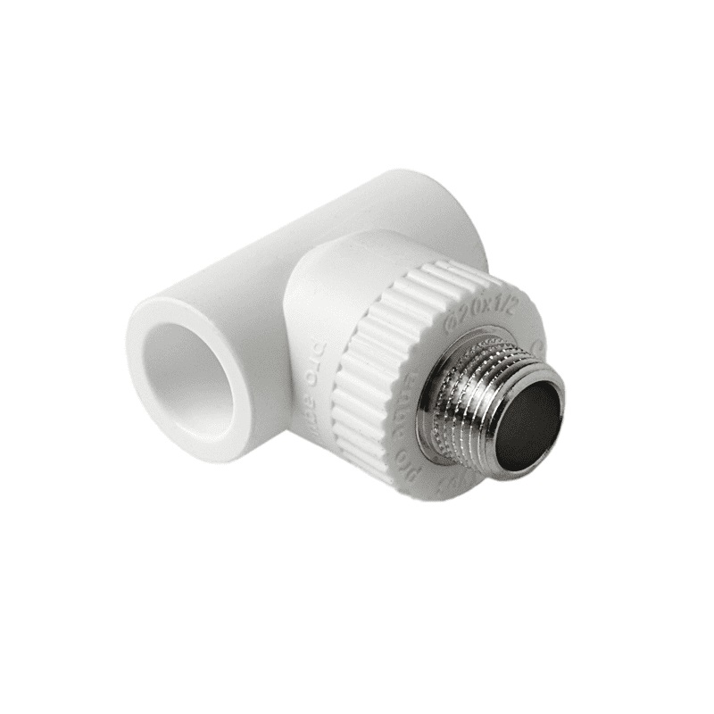 Тройник комбинированный Pro Aqua d=32-1 PP-R НР Белый, PA25018P