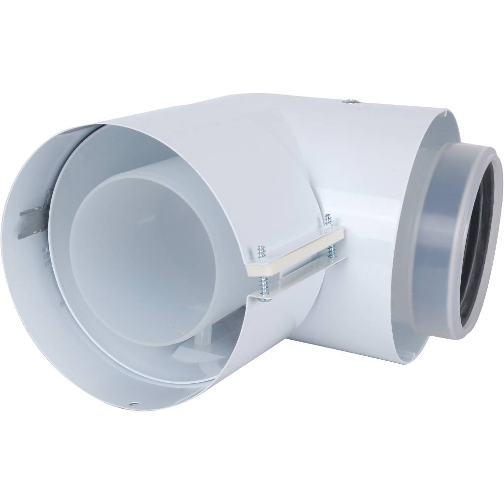 Отвод Vaillant для труб 80/125 мм. 87° РР, 303210