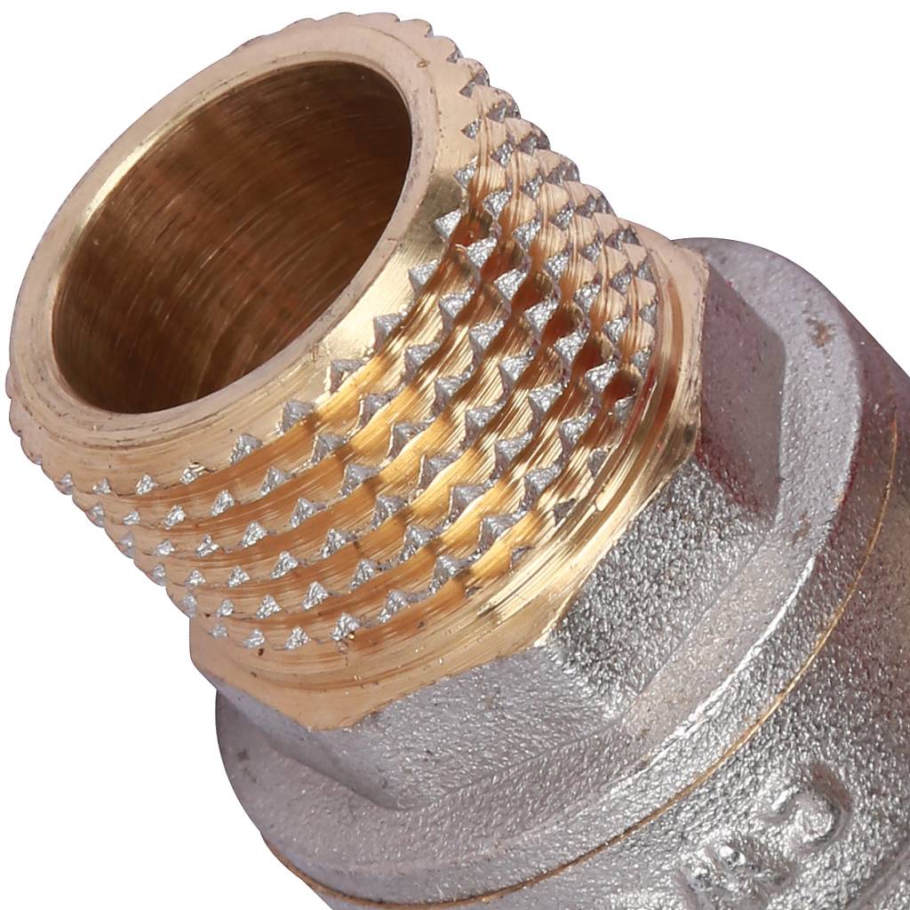 Кран шаровой ROMMER 1/2 ВН/НР, ручка бабочка, RBV-0004-0210215