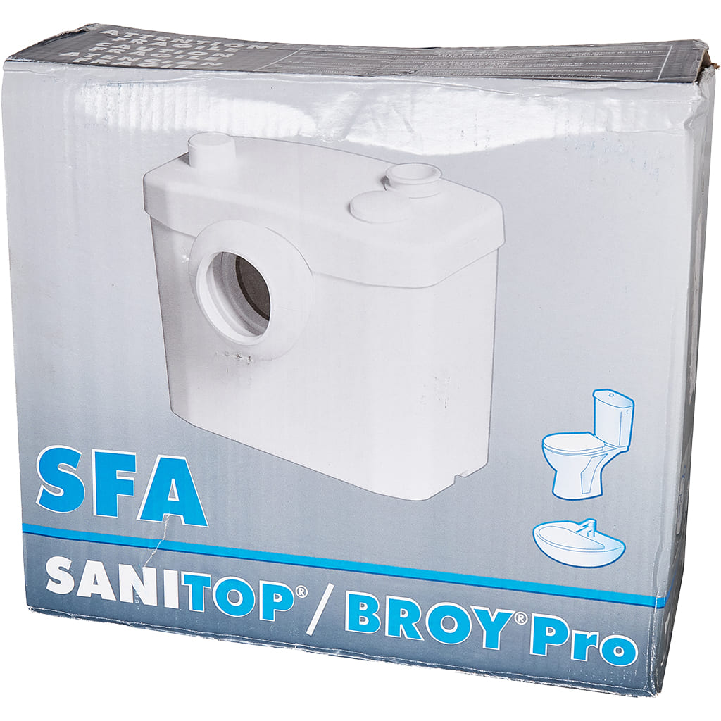 Компактный насос-измельчитель SFA SANITOP, 2 подкл, Tmax-50°C, X10