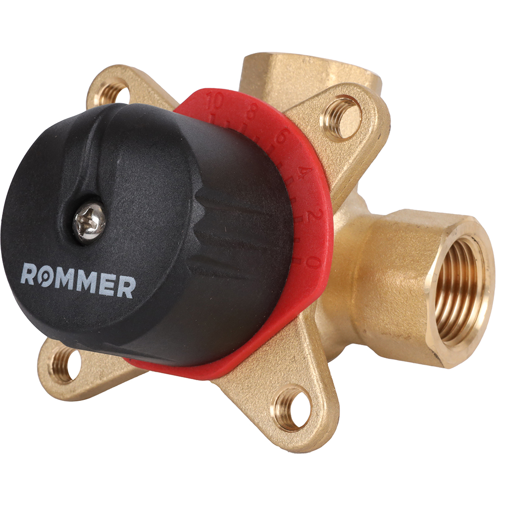 3-х ходовой смесительный клапан ROMMER 1/2  KVs 2,5, RVM-0003-002515