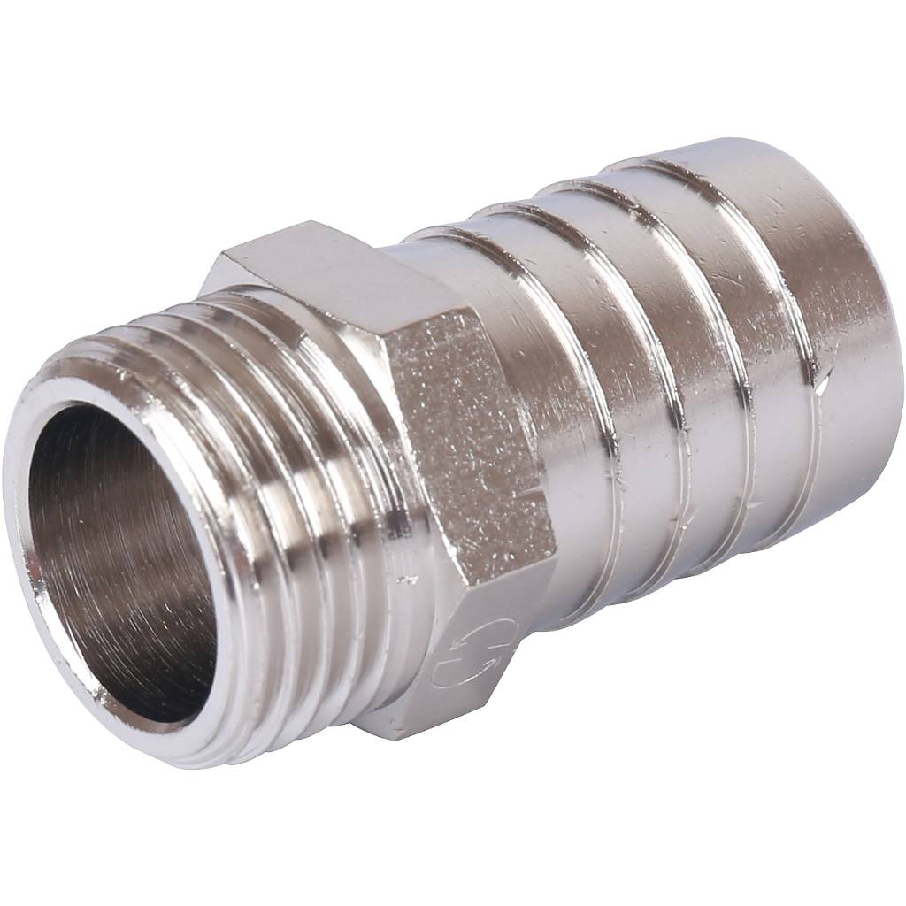 Штуцер STOUT НР никелированный 1/2 x20, SFT-0067-001220