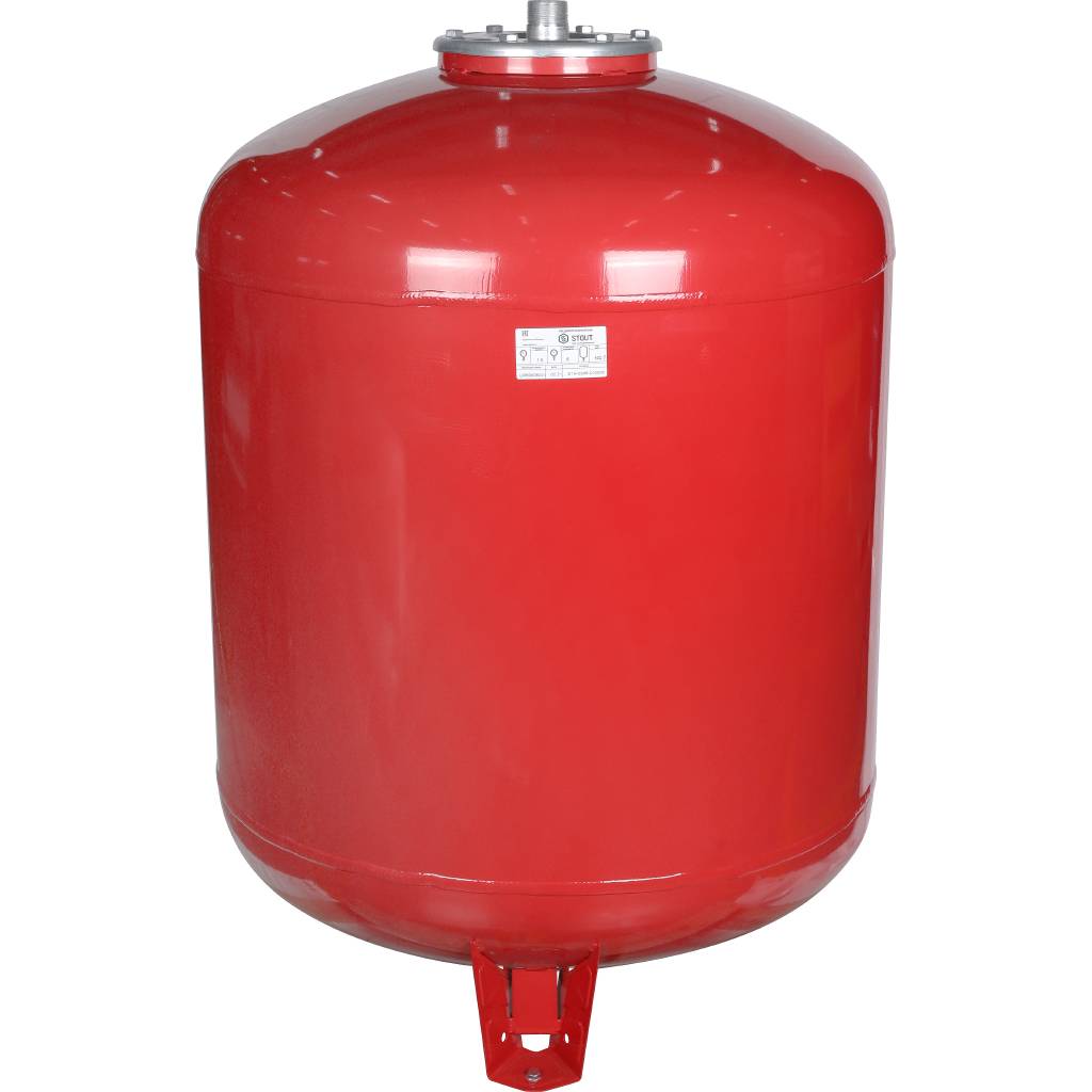 Расширительный бак STOUT STH-0006 на отопление 500 л. (цвет красный), STH-0006-000500