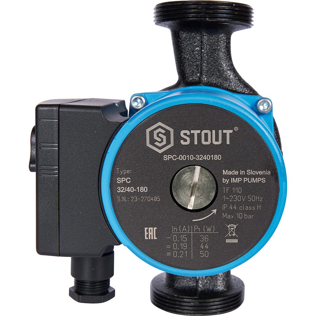 Насос циркуляционный STOUT 32/40-180, SPC-0010-3240180
