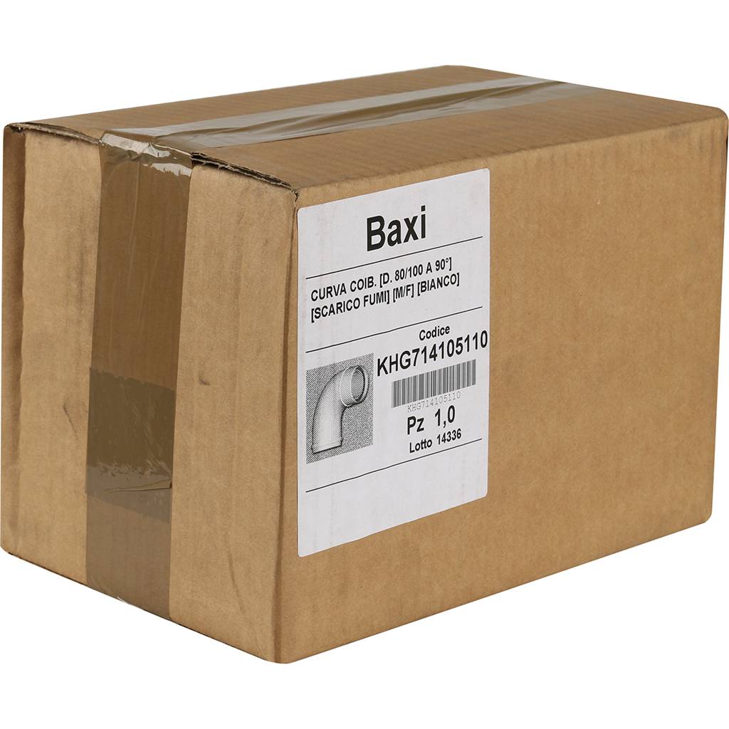Отвод BAXI KHG (New) 90 для труб с изоляцией Ду 80, KHG71410511-