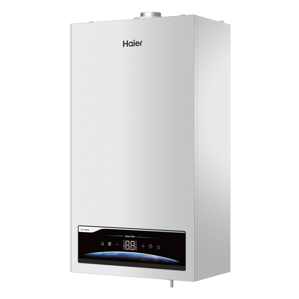 Котел настенный газовый/одноконтурный/турбированный/Opentherm/WiFi Haier SpaceSlim 1.18TW, GE0Q61E0DRU