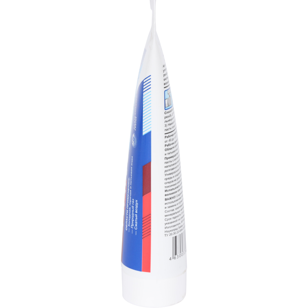 Набор паста СантехМастерГель AquaflaxNano 80г тюбик + 20г лён, 61005