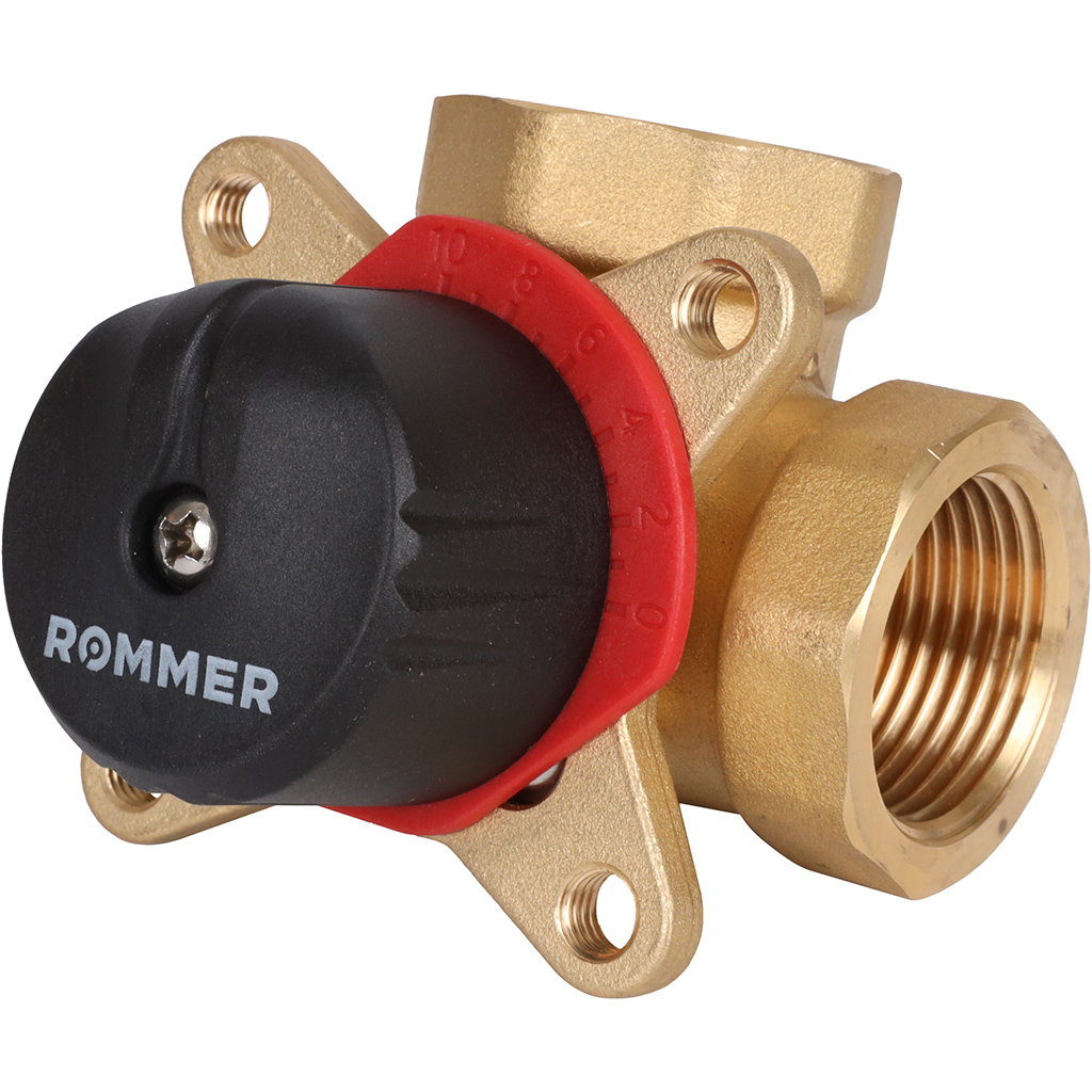 3-х ходовой смесительный клапан ROMMER 1  KVs 10, RVM-0003-010025