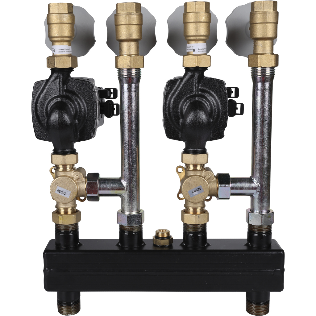 Насосно-смесительный модуль Meibes Kombimix 2MK с насосом Grundfos UPM3 70 (без сервоприводов), M26101.3OSRU