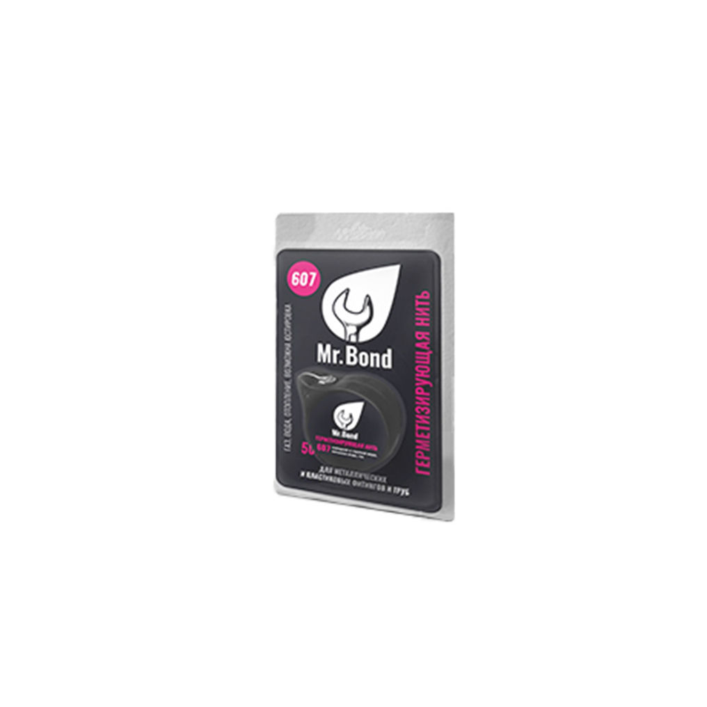 Нить для герметизации резьбы Mr.Bond 607 50 м. QS, MB3060700050
