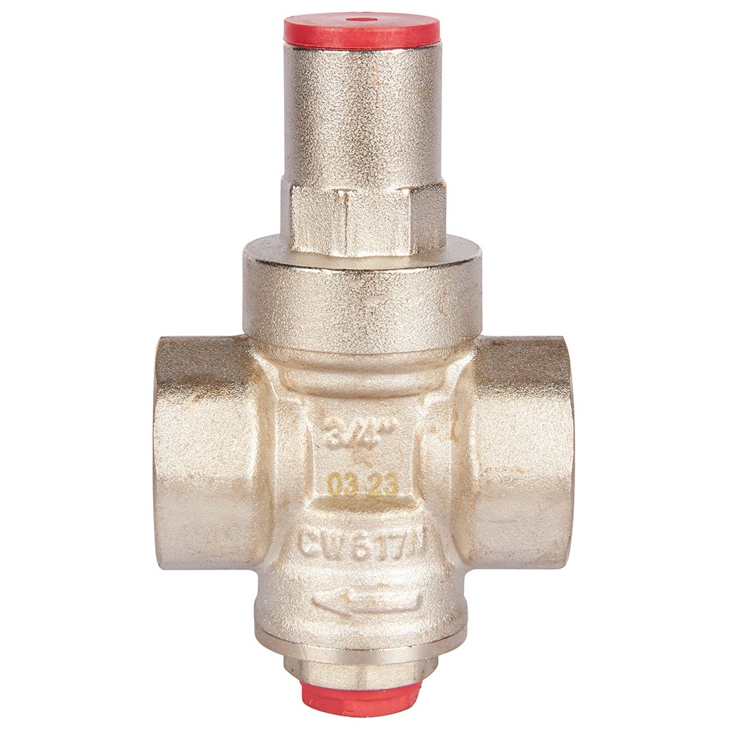 Редуктор давления ROMMER PN16 вн/вн 3/4 с выходом под манометр, RVS-0010-000020