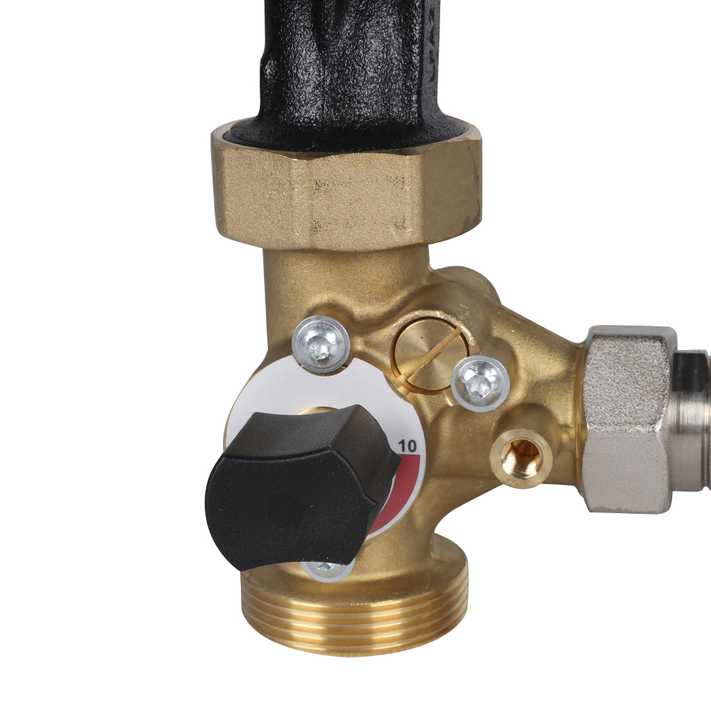 Насосная группа Meibes V-MK 1 с насосом Grundfos UPM3 Hybrid 25-70, со смесителем, подающая линия слева, M66833.36