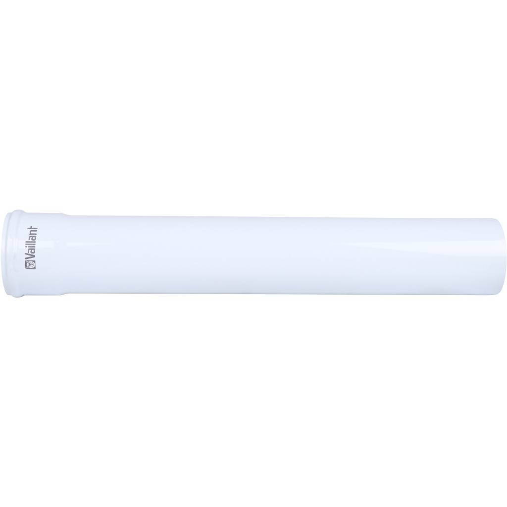 Труба Vaillant DN 80 0.5м белая, 300833