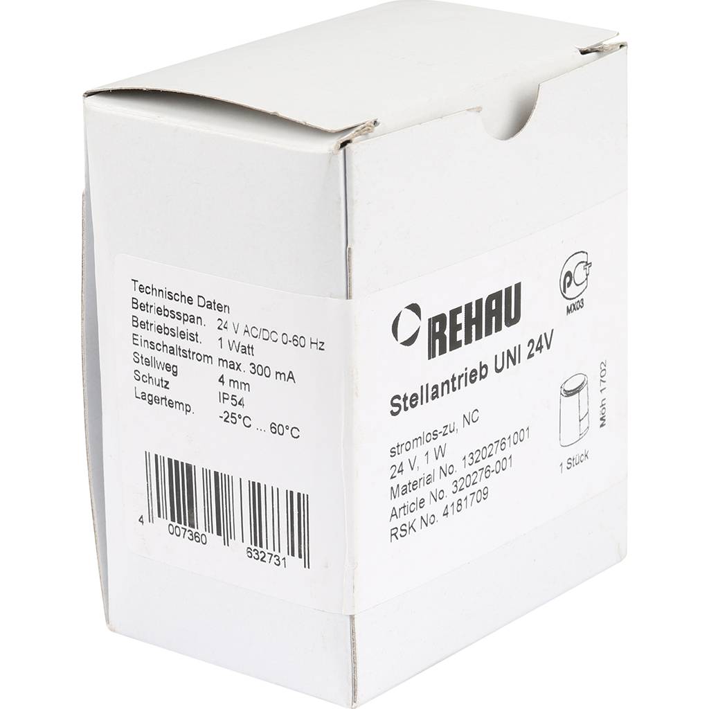 Сервопривод РЕХАУ UNI RAUTHERM S, 24 В, 13683661001
