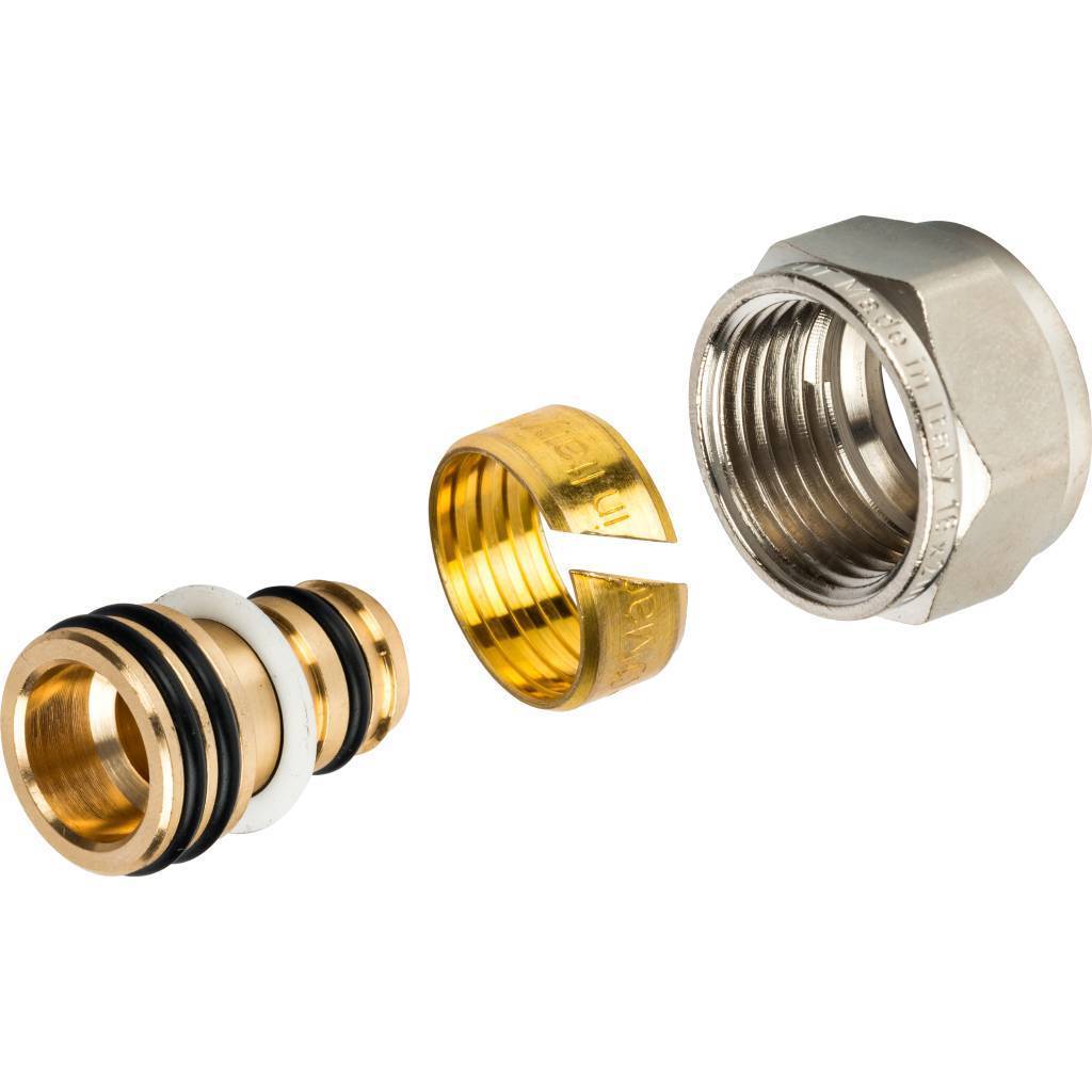 Фитинг компрессионный STOUT евроконус для труб PEX-AL-PEX 16х2,0х1/2, SFC-0022-001620