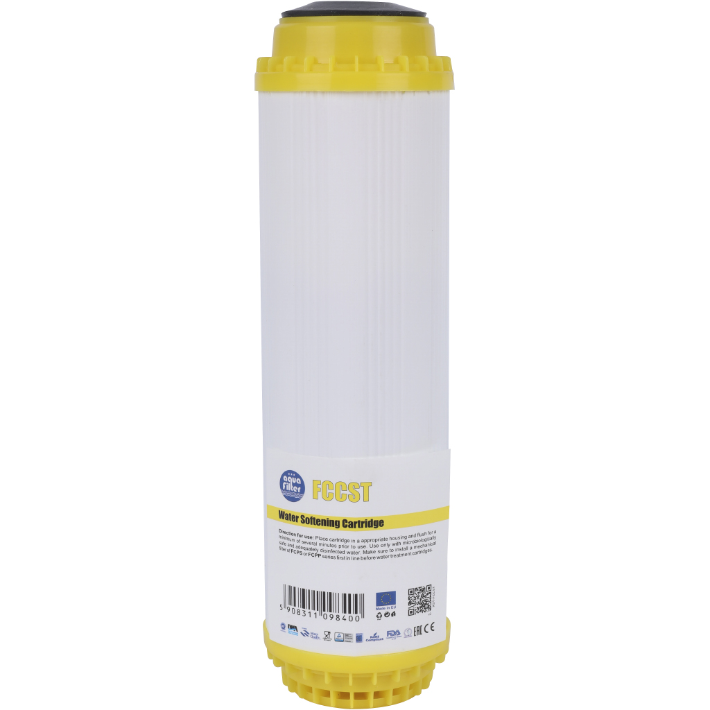 Картридж AquaFilter AQM 10 для умягчения воды (ионообменная смола), FCCST