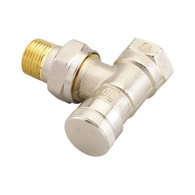Клапан запорный прямой никелированный Danfoss RLV-20, 003L0146