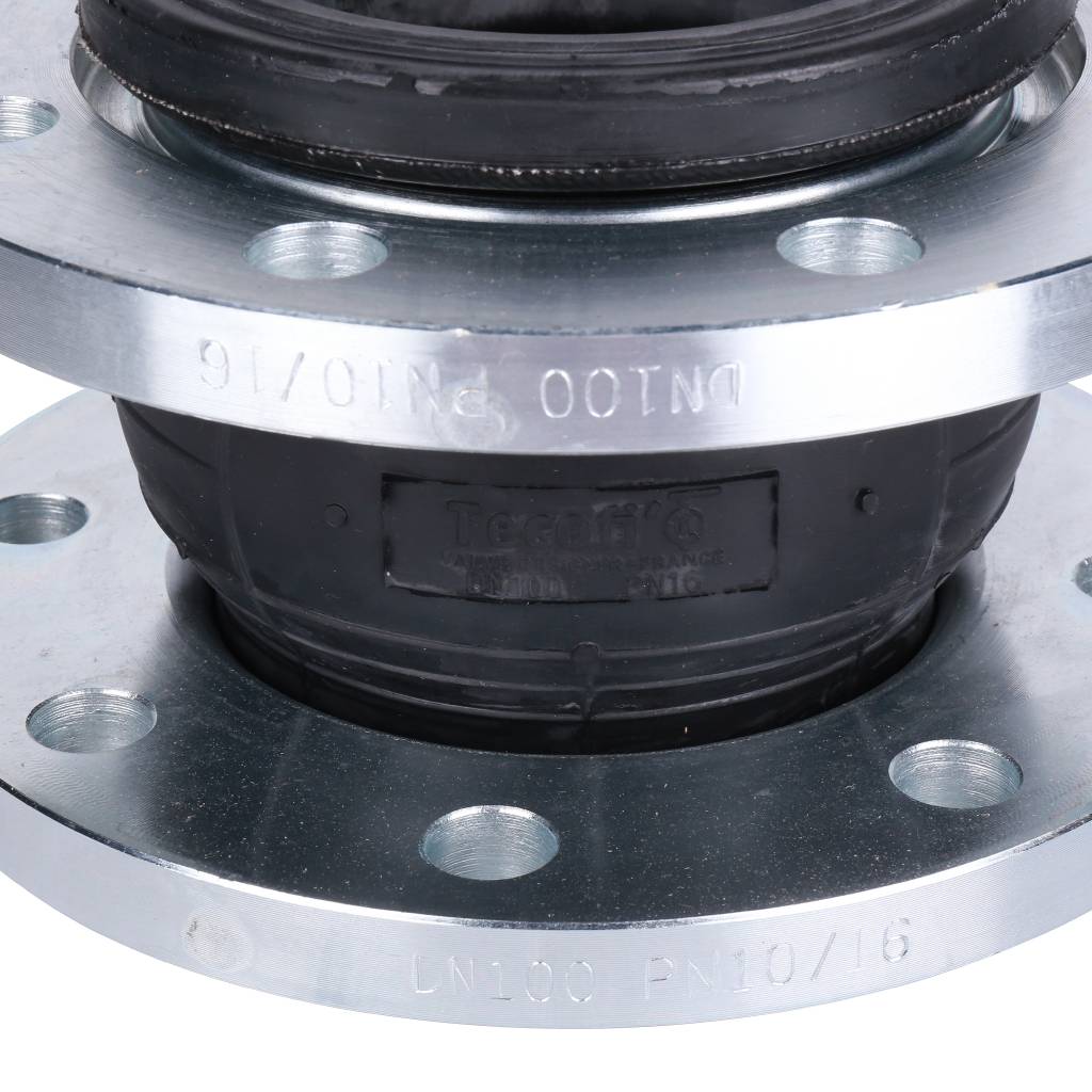 Компенсатор Tecofi DI7240N Ду100 Ру10/16 фланцевый EPDM, DI7240N-0100