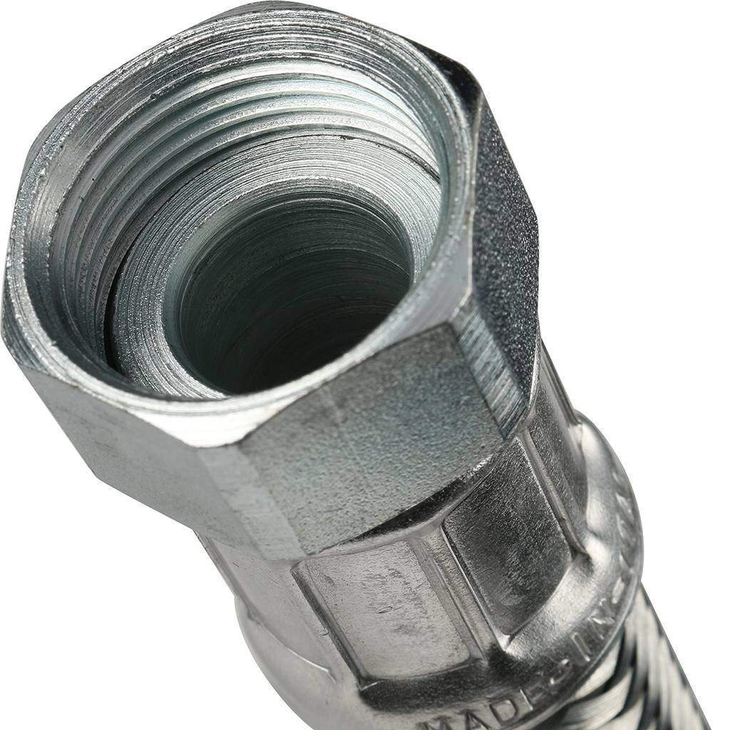 Гибкая подводка для воды STOUT НР 3/4 х ВР 3/4, длина 600 мм, SHF-0206-182020