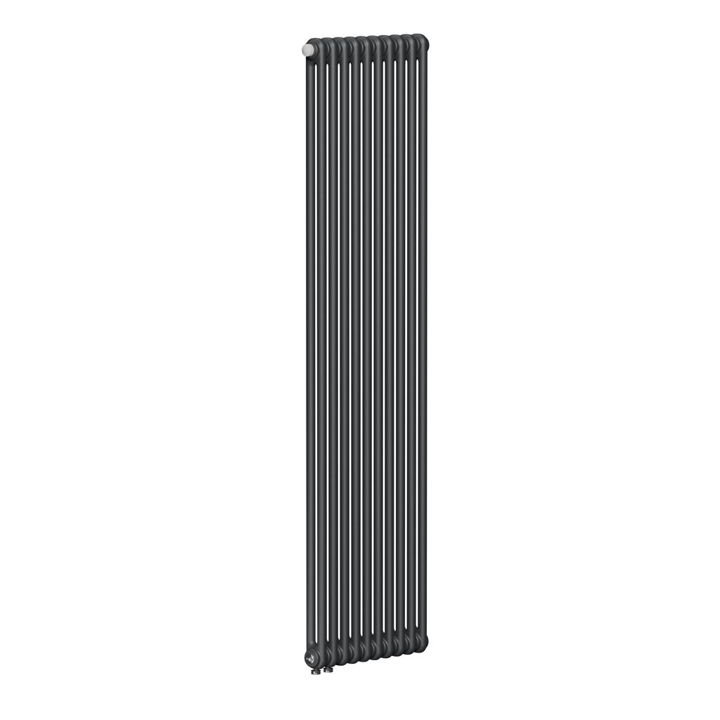 Трубчатый радиатор RIFAR TUBOG 2180/10 секций нижнее подключение DV1 (Титан), TUB 2180-10-DV1-TI