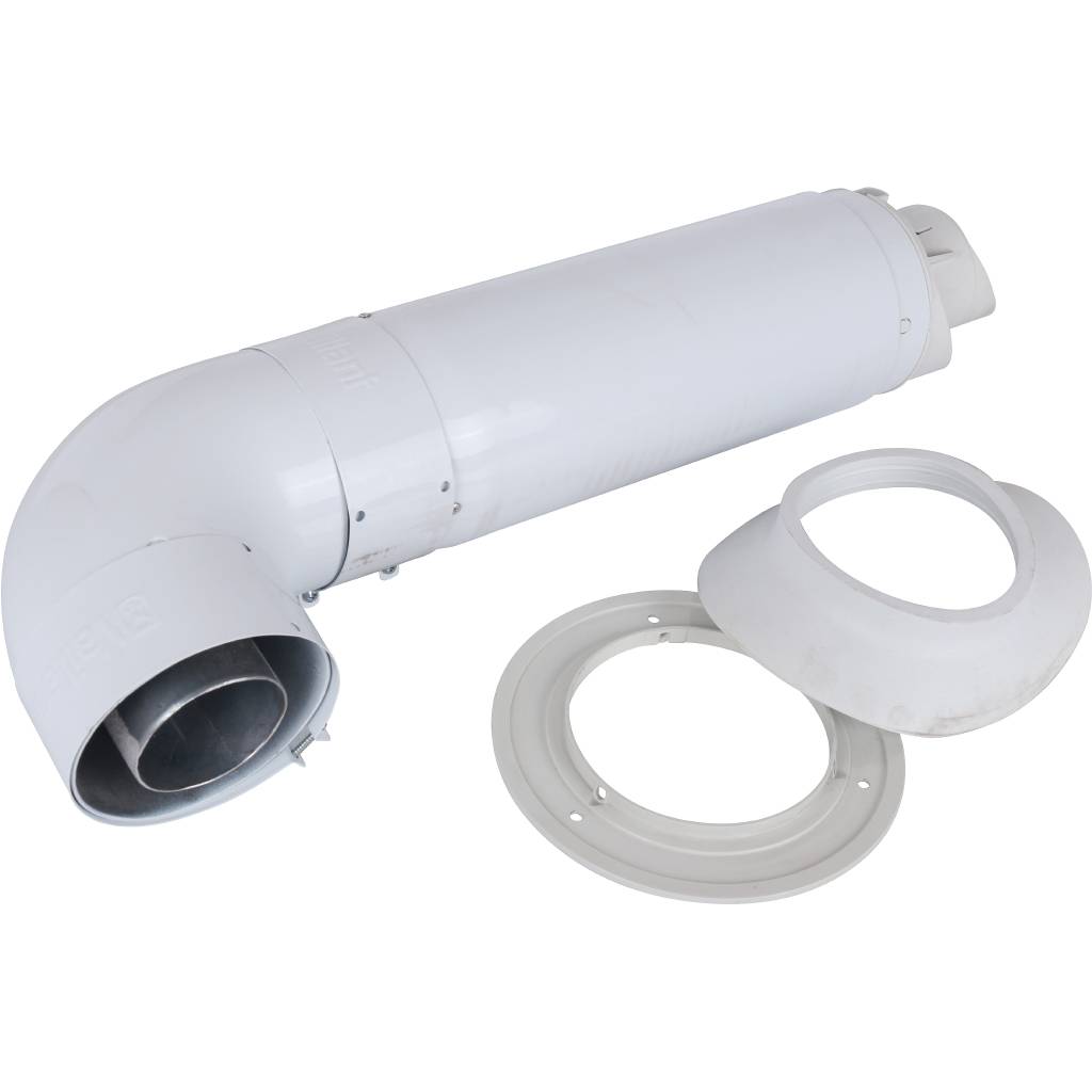Удлинитель телескопический Vaillant DN 60/100 белый, 303806