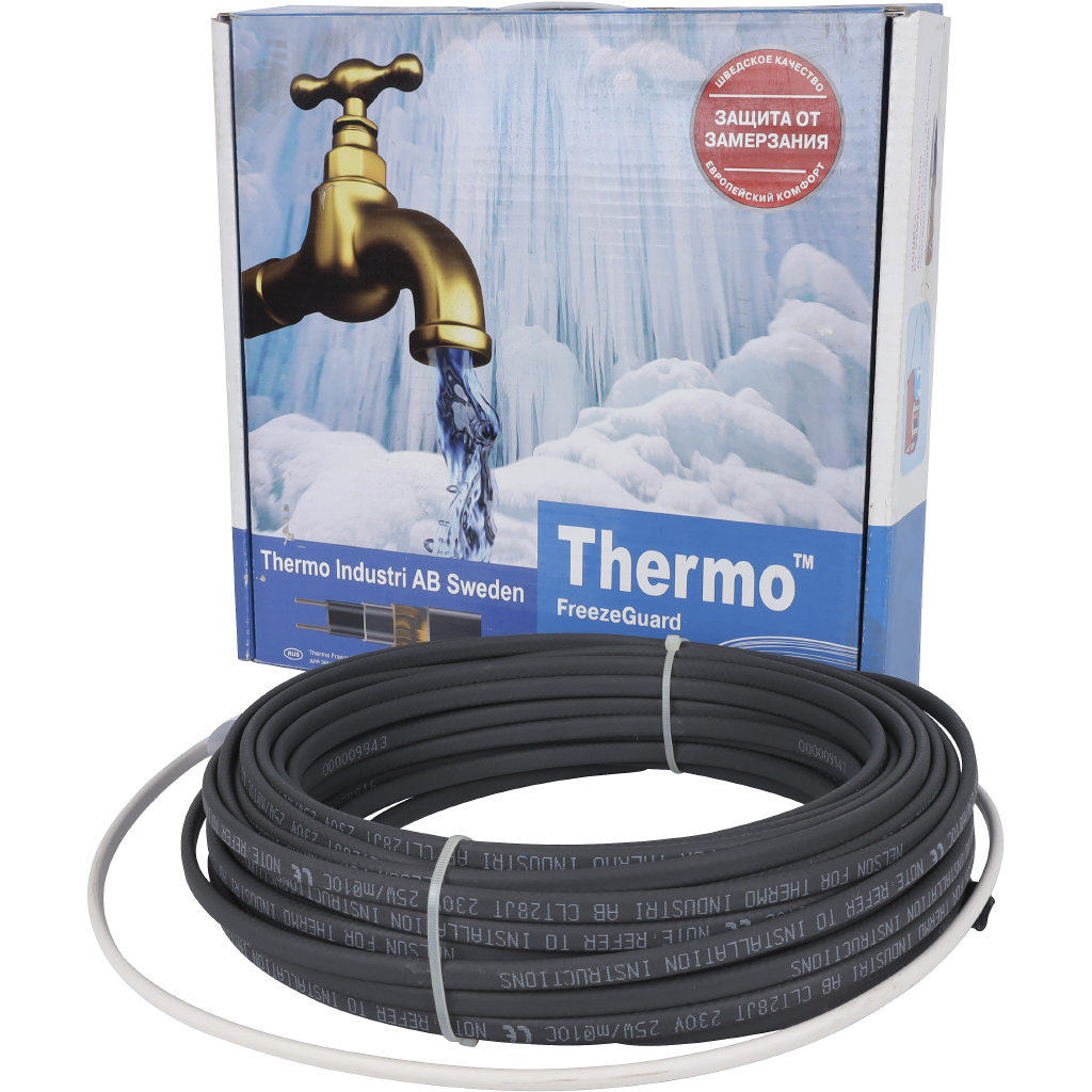 Комплект кабеля для обогрева труб THERMO 30м, 25 Вт/м, FG 30/25B