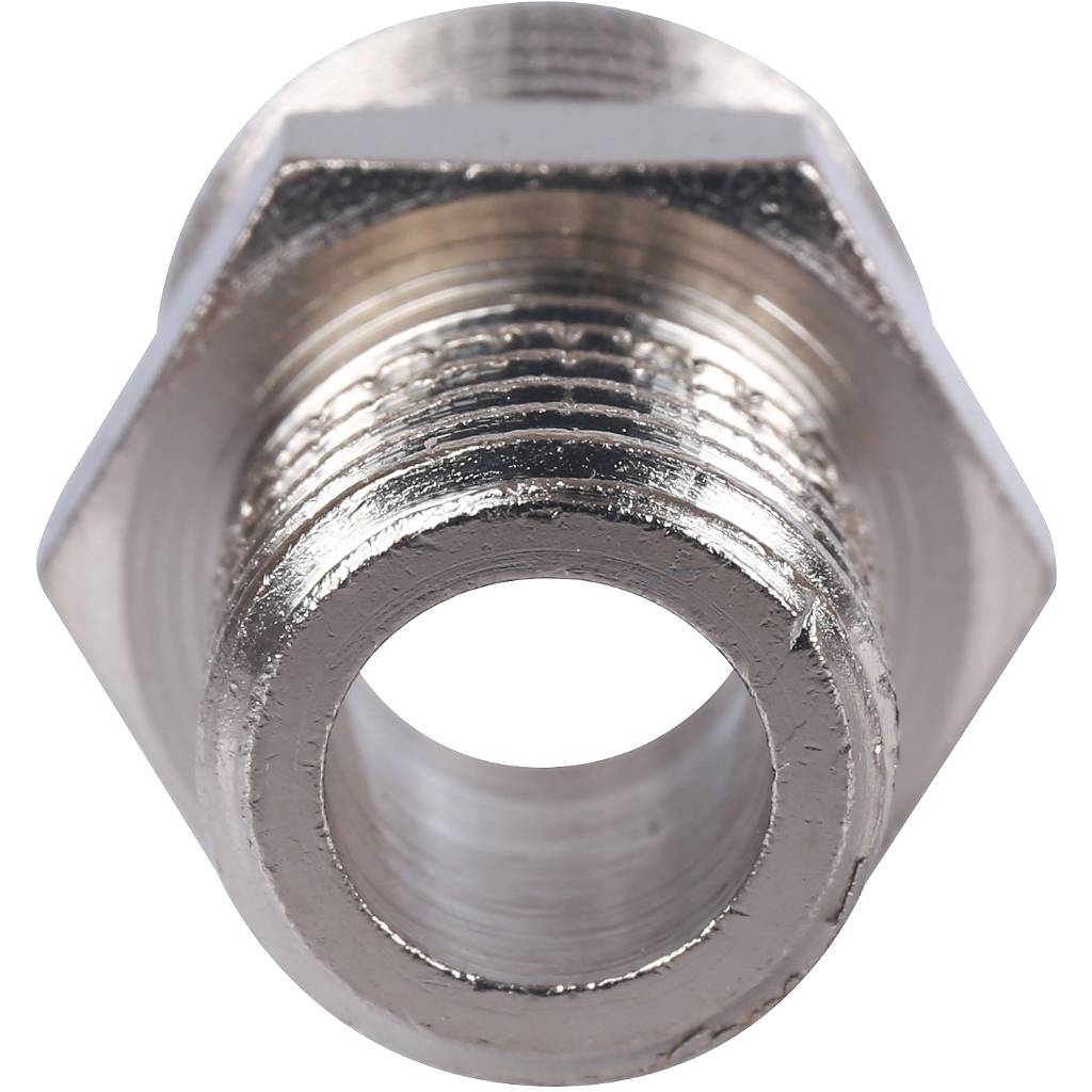 Ниппель НН STOUT переходной никелированный 3/8X1/4, SFT-0004-003814